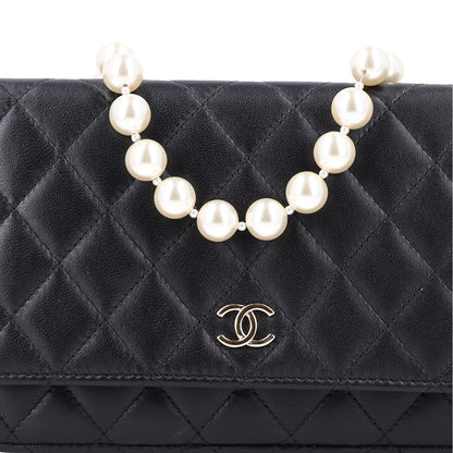 Quilted Lambskin Wallet Bag