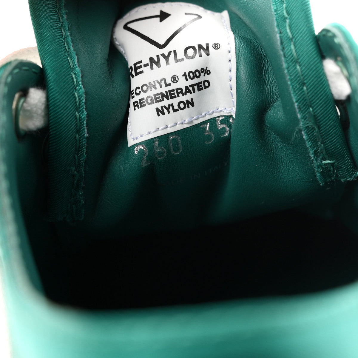Prada Re-Nylon Women's Triangle Logo Double Wheel 50mm Sneakers 35.5 Assenzio