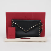 Rockstud Flip Lock Flap Bag Leather Medium
