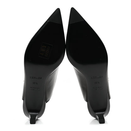 Hermes Nappa Women's Lover 40 Pumps 35.5 Black