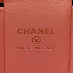 Chanel Patent Quilted Afternoon Tea Top Handle Vanity Case Black