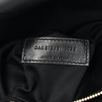 Saint Laurent Satin Patchwork Monogram Medium Jamie Bag Black