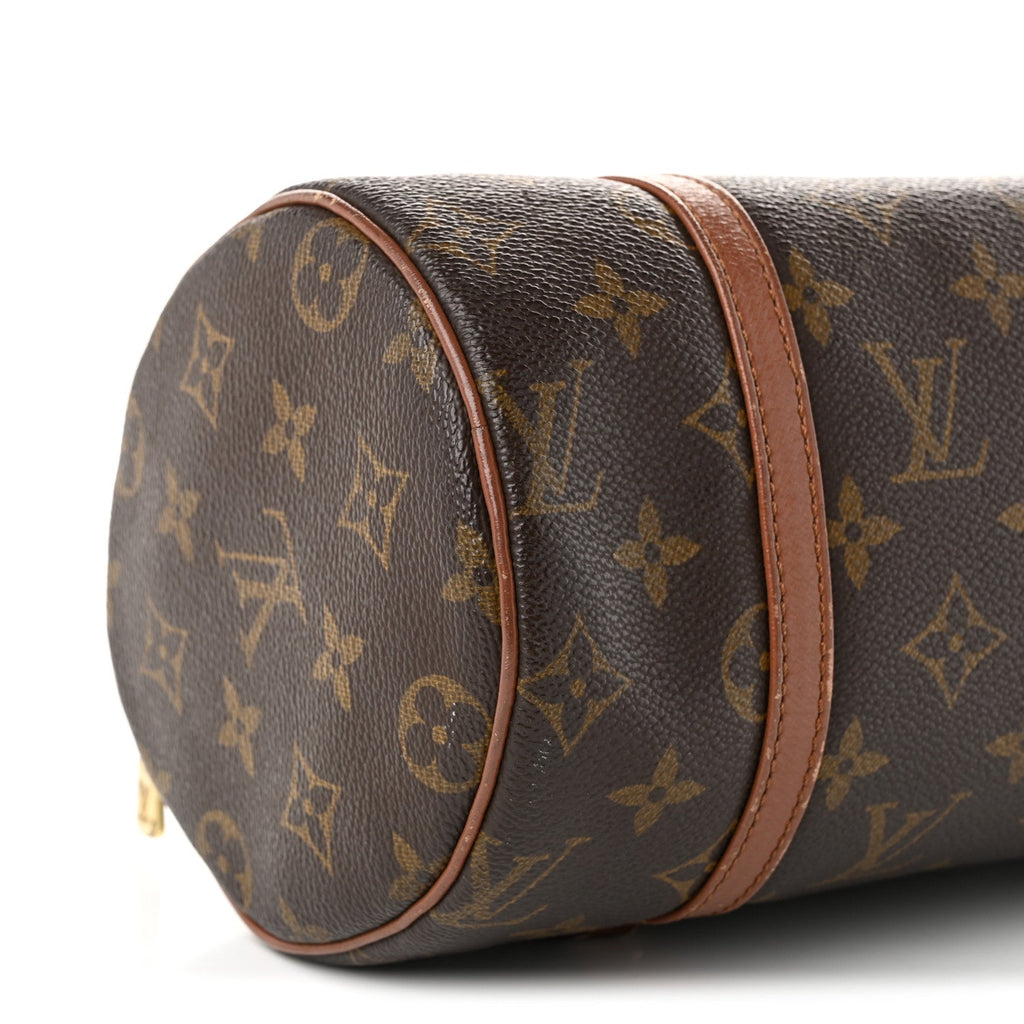 Louis Vuitton Monogram Canvas Papillon 26 Shoulder Bag Brown