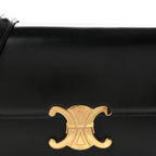 Celine Shiny Calfskin Teen Triomphe Black