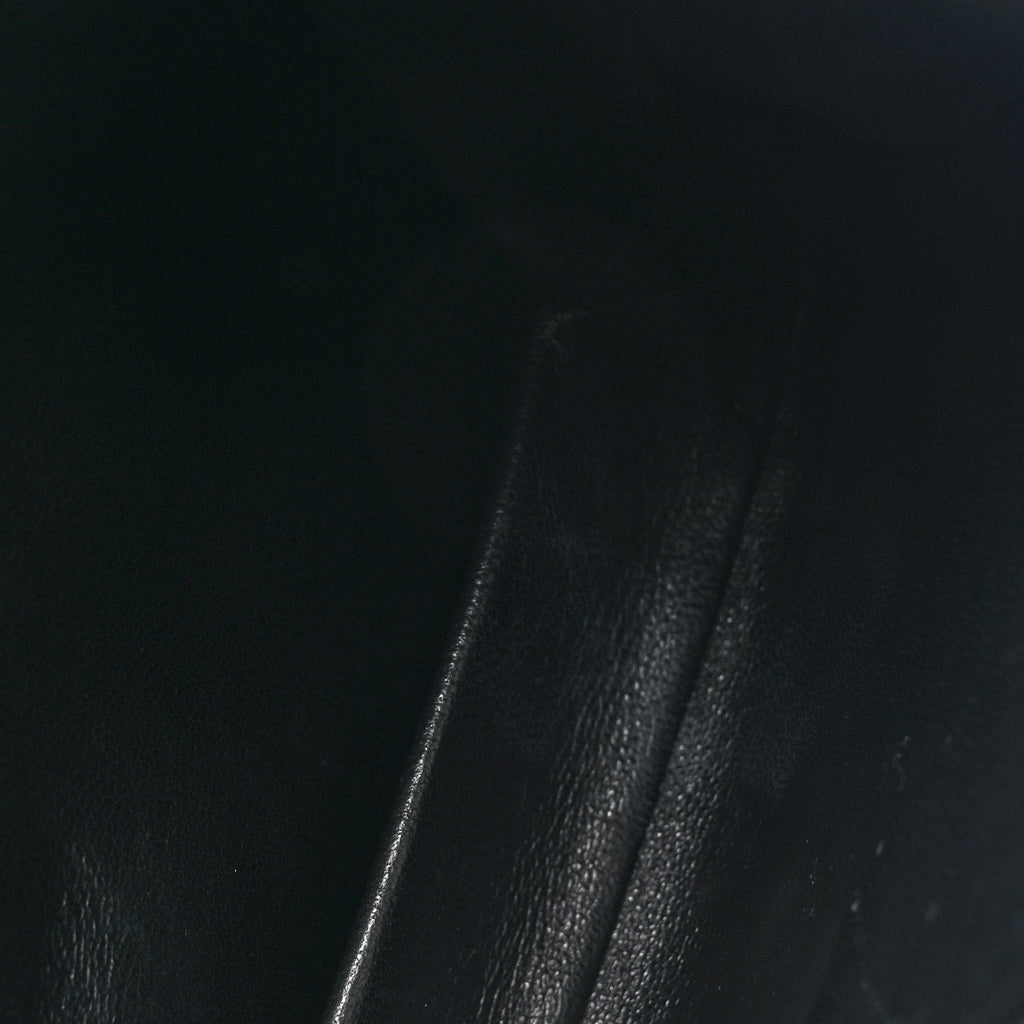 Saint Laurent Suede Le Monogramme Satchel Black