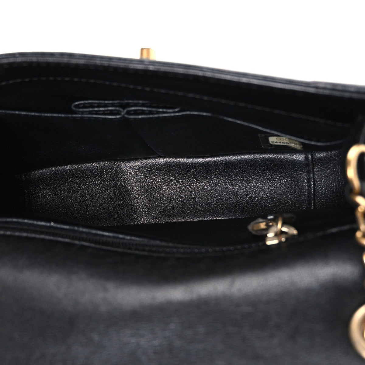 Quilted Lambskin Flap Shoulder Bag