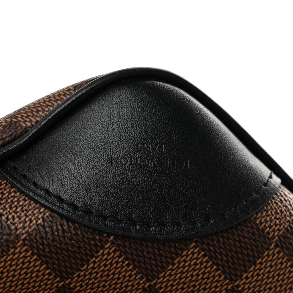 Louis Vuitton Damier Ebene Odeon MM Bag Black