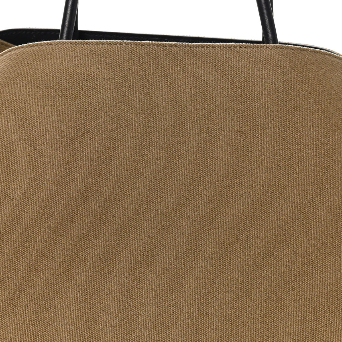 The Row Canvas Calfskin Margaux Belt 15 Fango Black