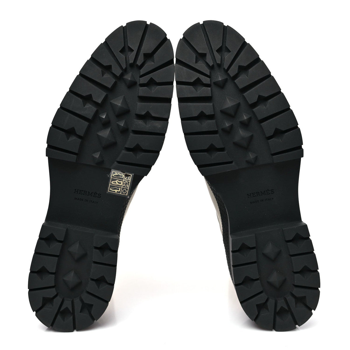 Hermes Goatskin Quilted Women's Fuji Boots 37 Black