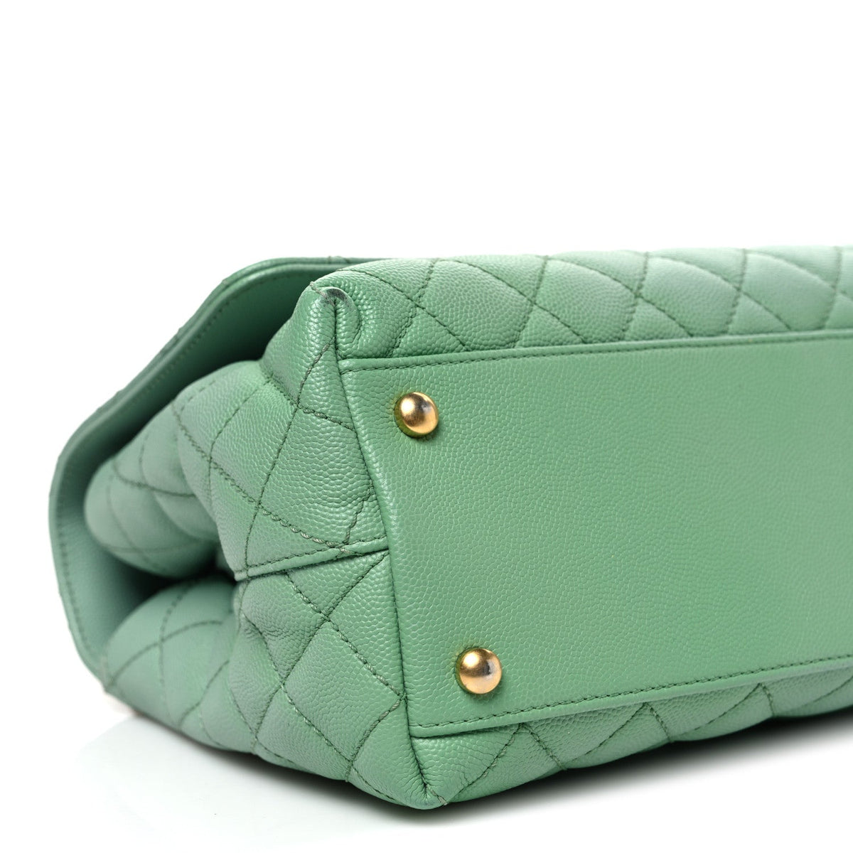 Small Quilted Caviar Flap Shoulder Bag