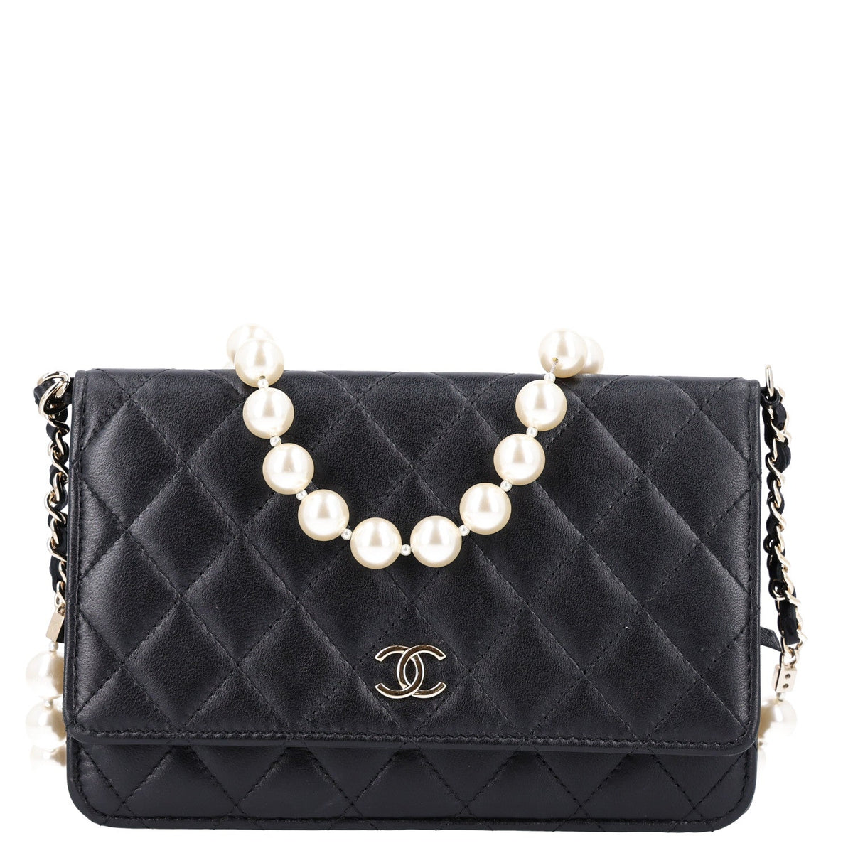 Quilted Lambskin Wallet Bag
