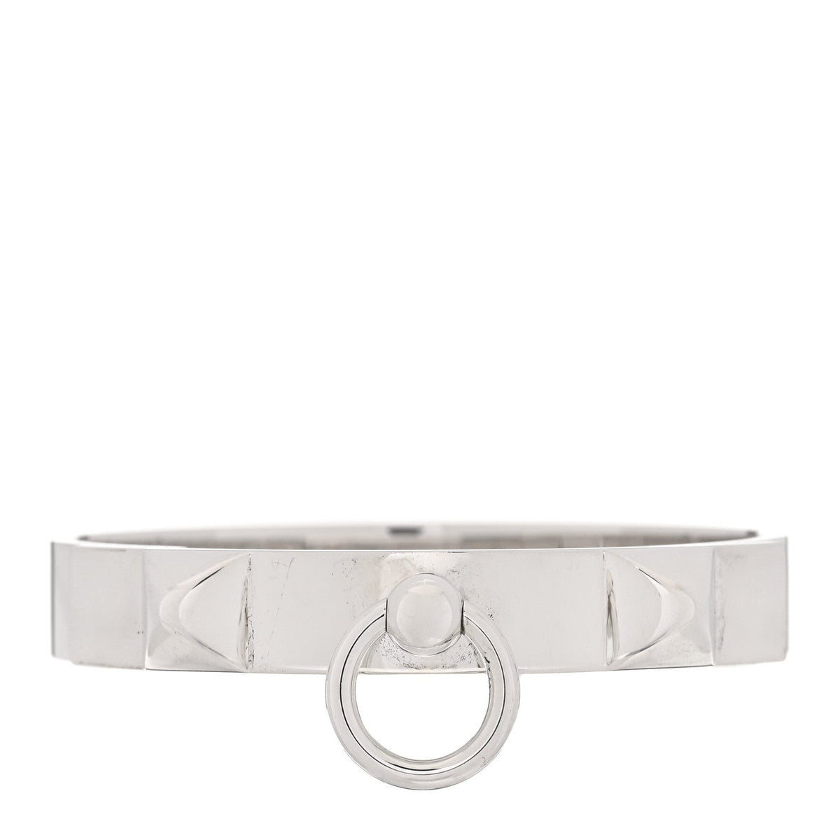 Sterling Silver PM Collier De Chien Bracelet SH