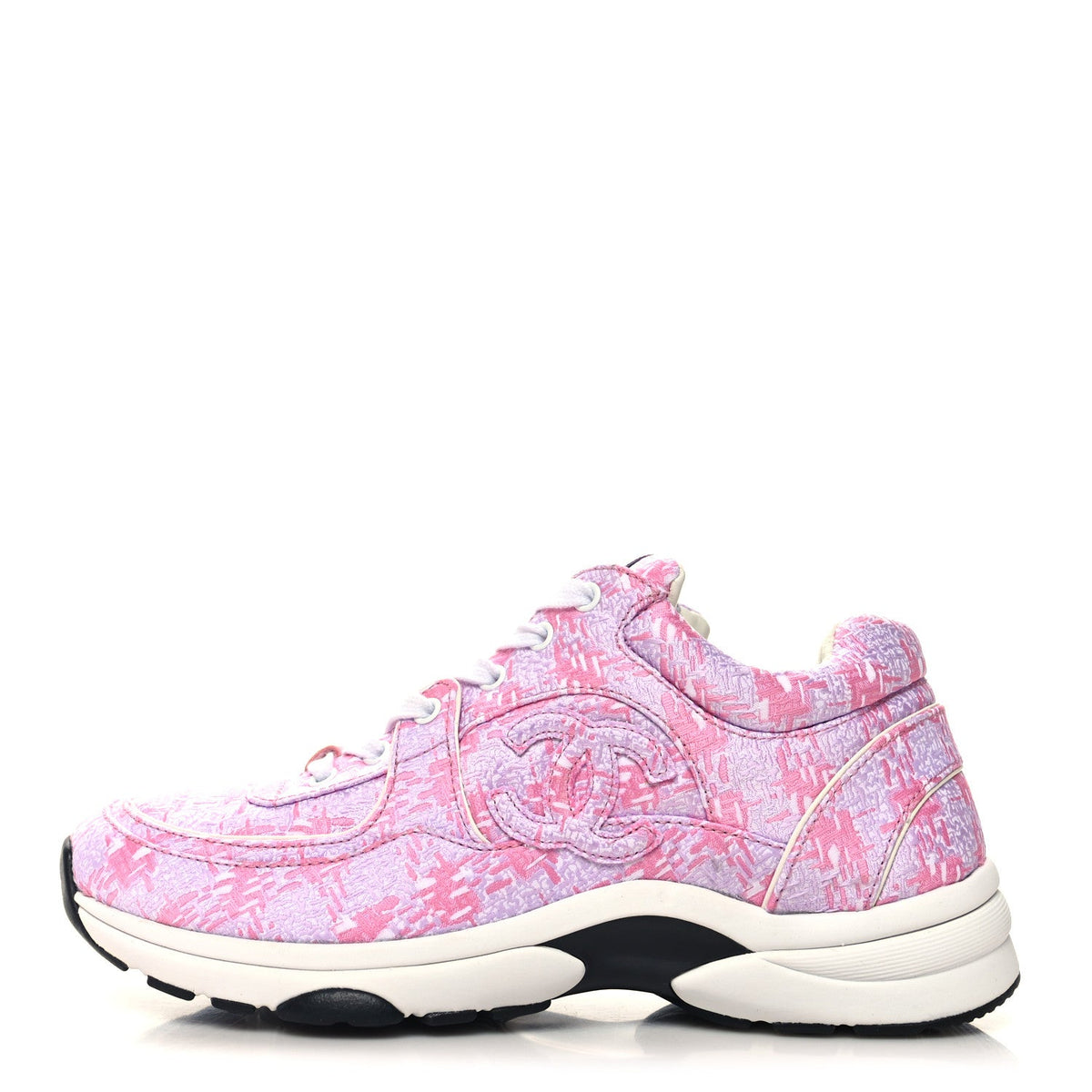 Tweed CC Sneakers Pink
