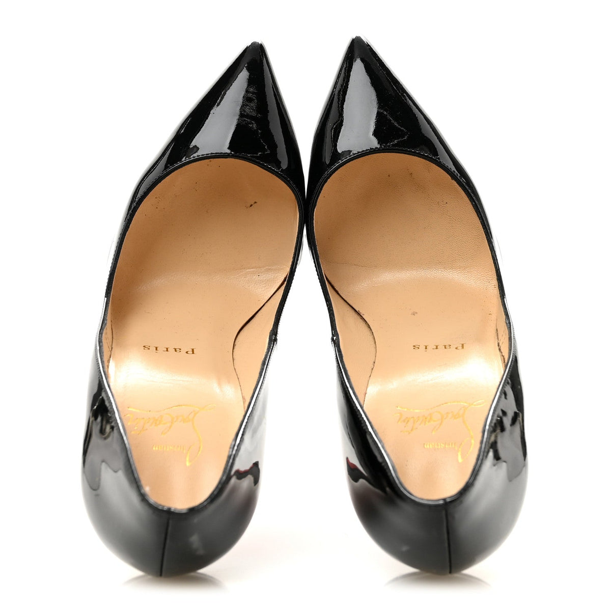 Christian Louboutin Patent Women's So Kate 120 Pumps 37 Black