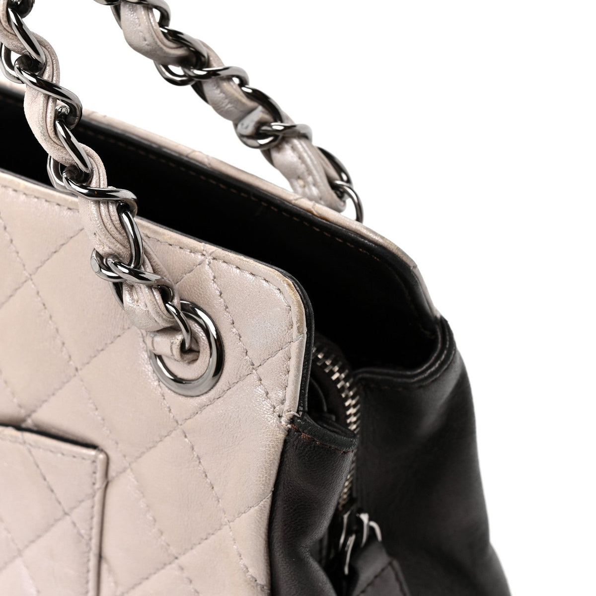 Small Quilted Calfskin Tote Bag