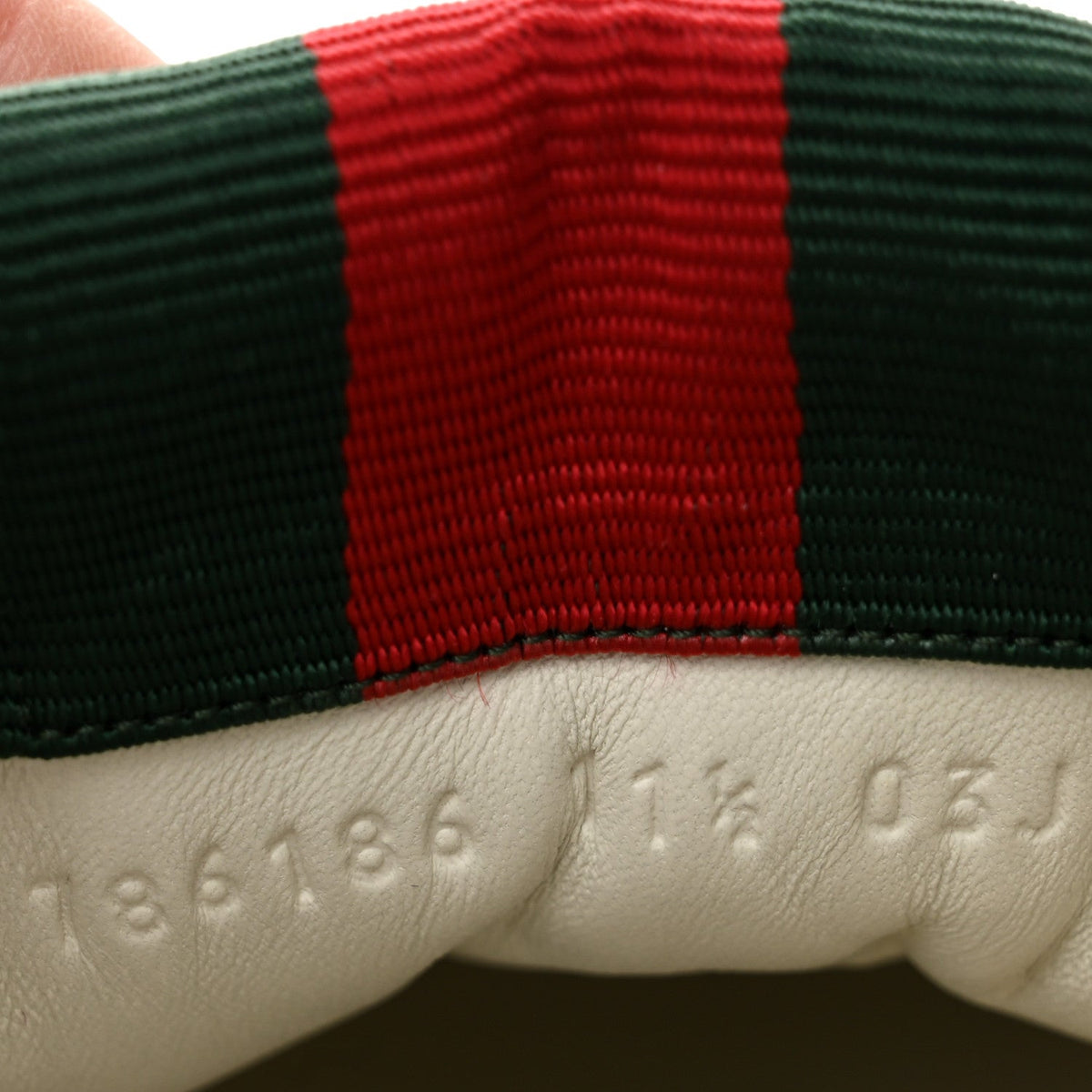 Gucci Calfskin Re-Web Men's Sneakers White