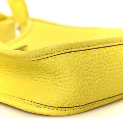 Taurillon Clemence Evelyne Tpm Lime Handbag
