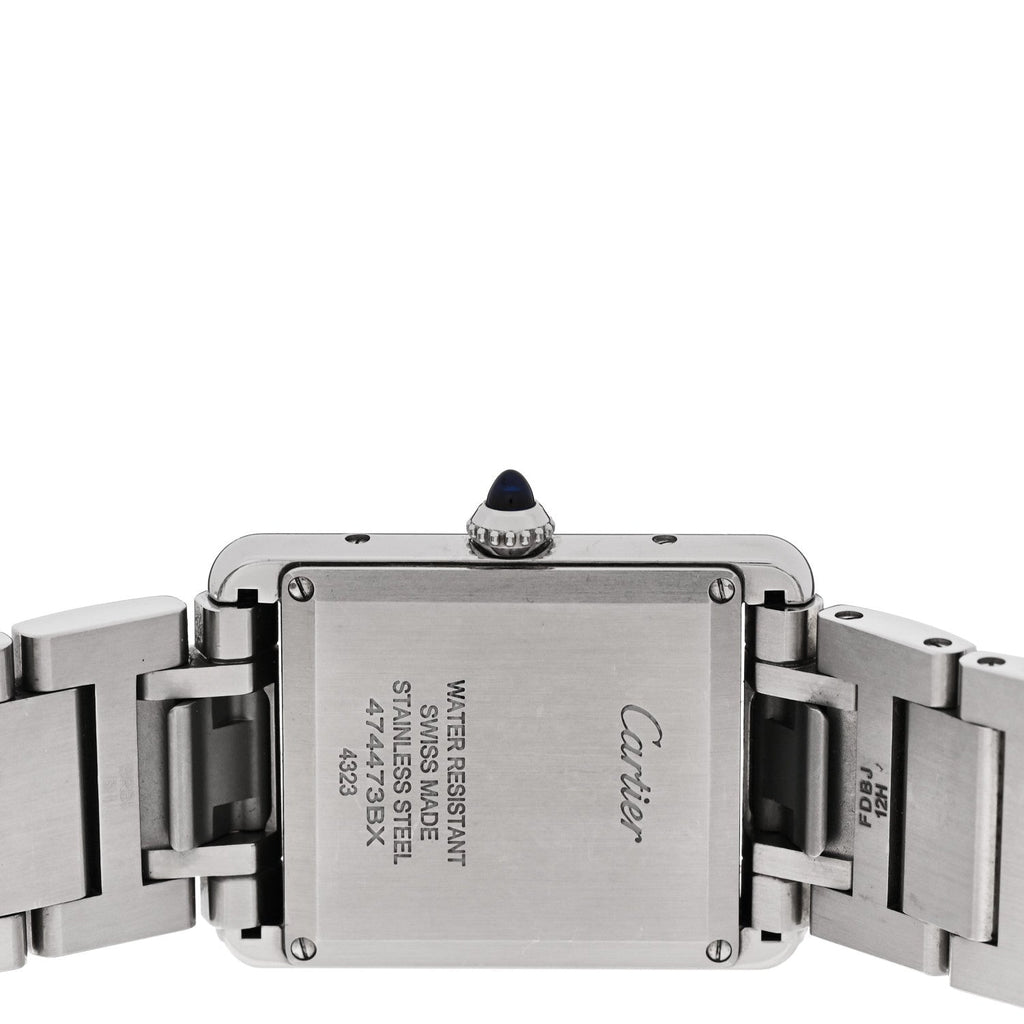 Cartier Stainless Steel 25mm Must de Cartier Tank Quartz Watch