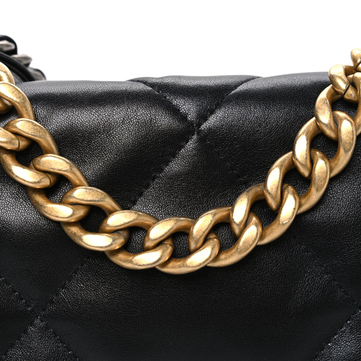 Medium Quilted Lambskin Flap Shoulder Bag