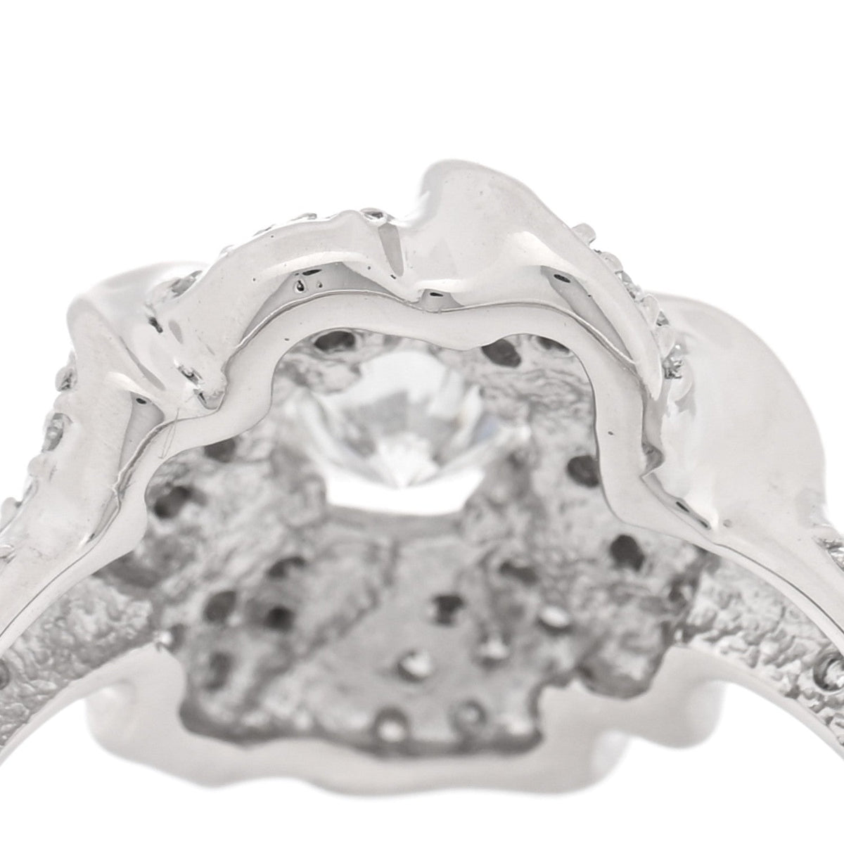 Parker & West by FASHIONPHILEPlatinum Diamond .92ctw Flower Ring 53 6.5