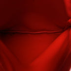 Hermes Lambskin Clou De Selle Pouch Rouge