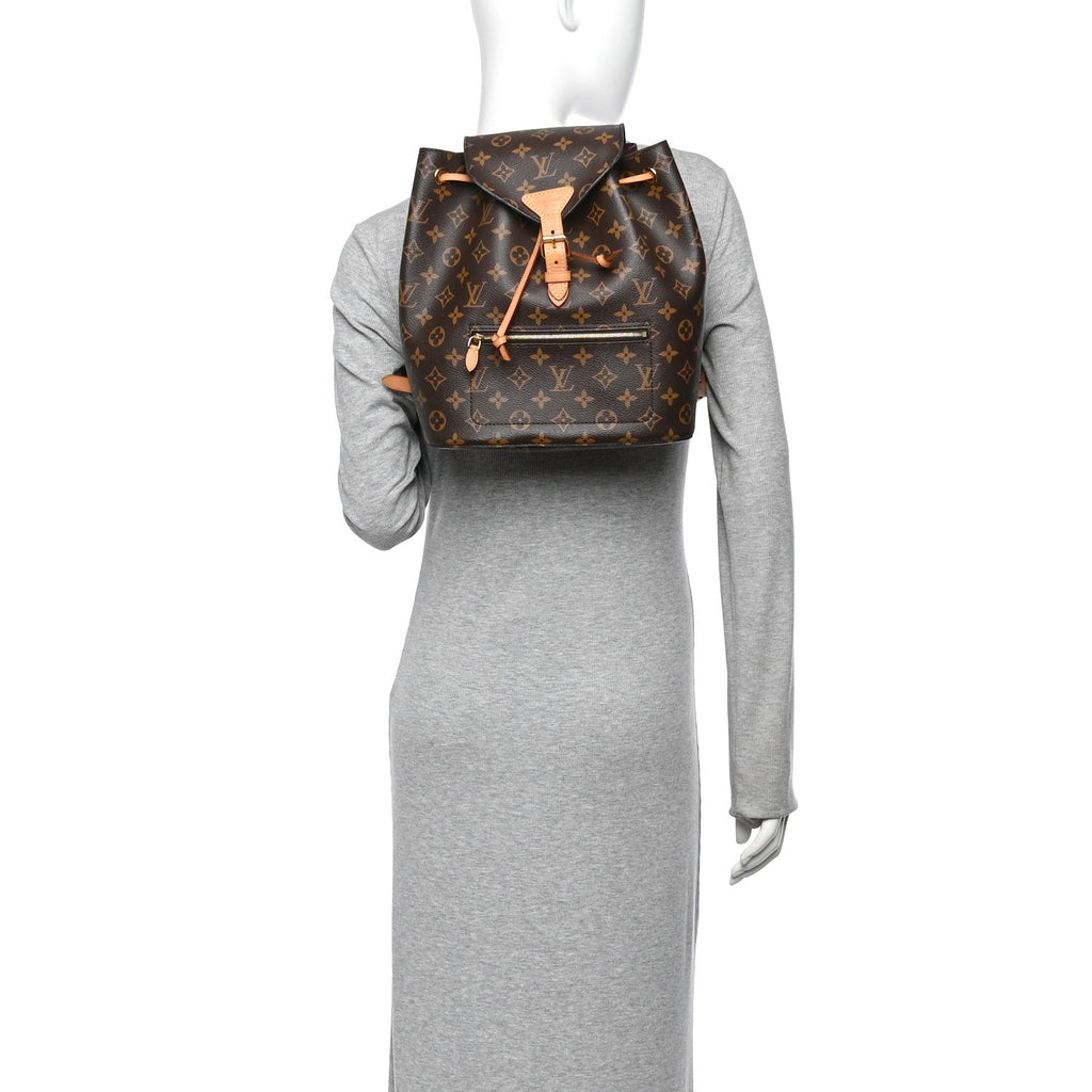 Louis Vuitton Monogram Montsouris NM Backpack Brown