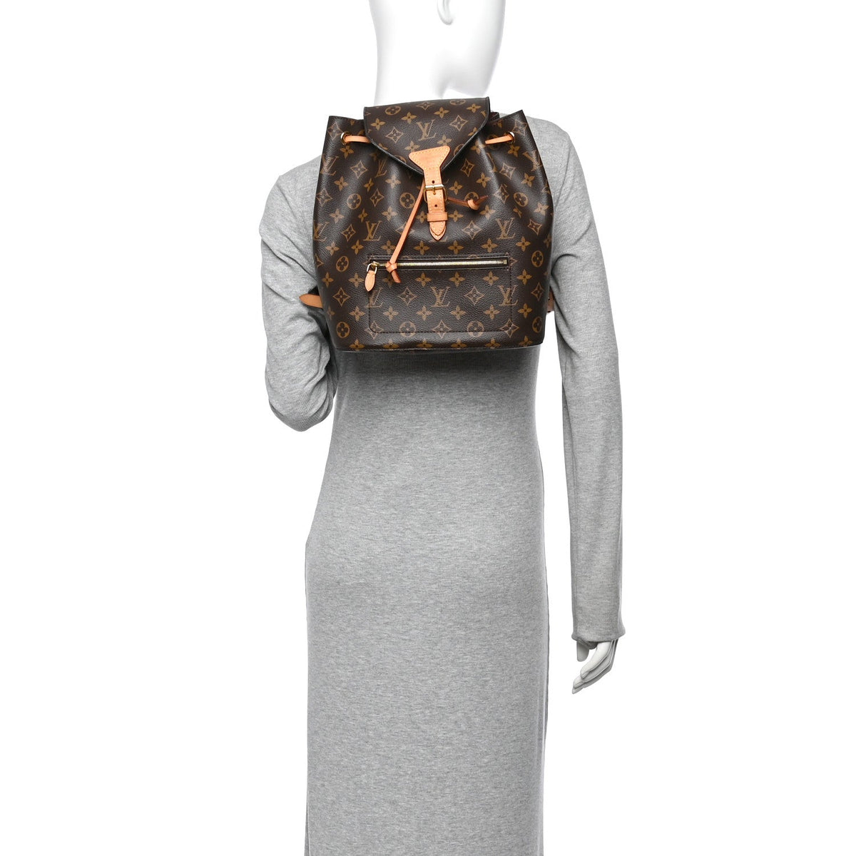 Louis Vuitton Monogram Montsouris NM Backpack Brown
