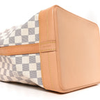 Louis Vuitton Damier Azur Coated Canvas Noe White
