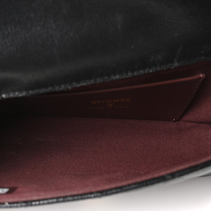 Quilted Caviar Flap Shoulder Bag