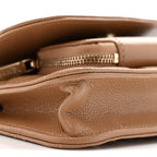 Chanel Caviar Quilted Business Affinity Clutch Dark Beige