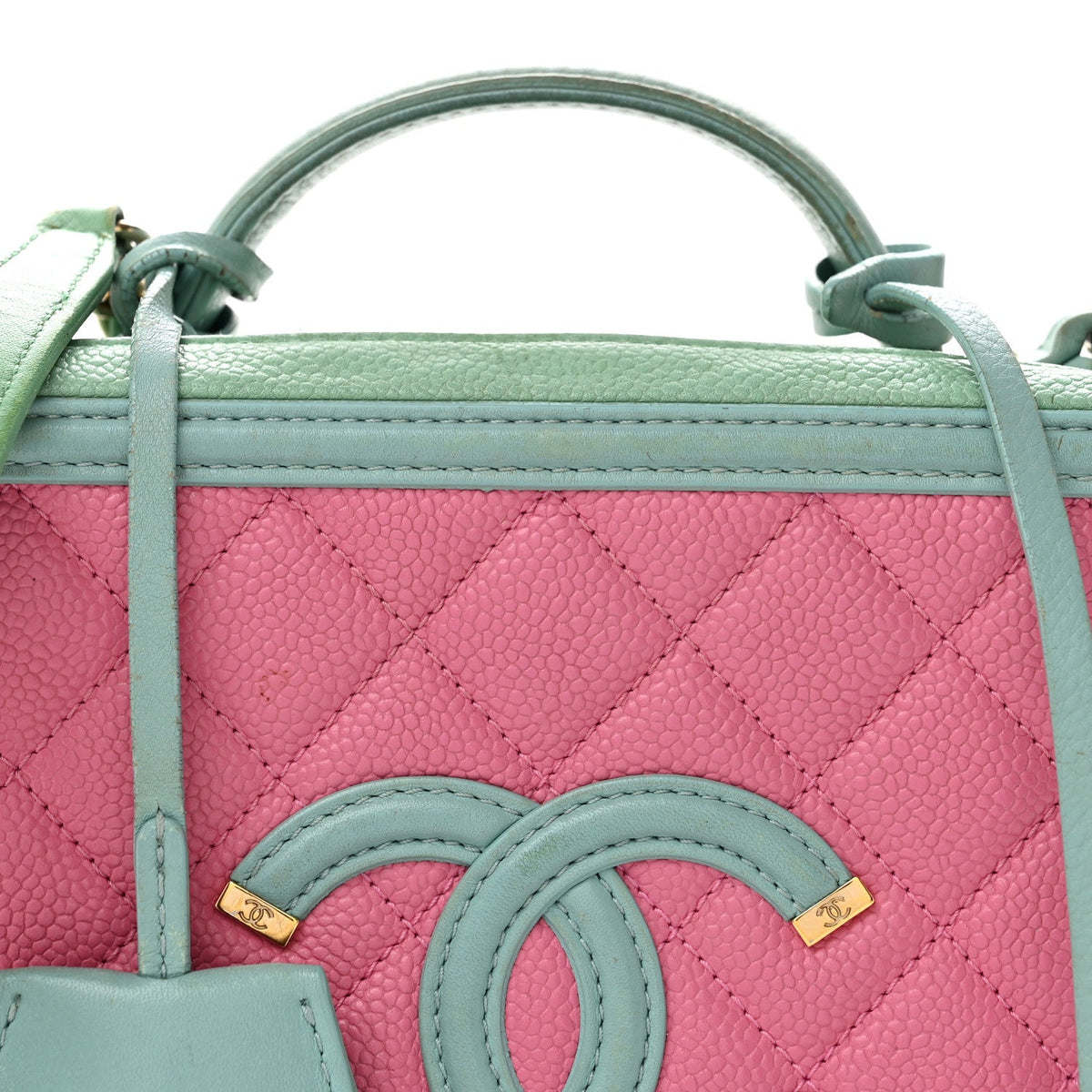 Medium Quilted Caviar Handbag
