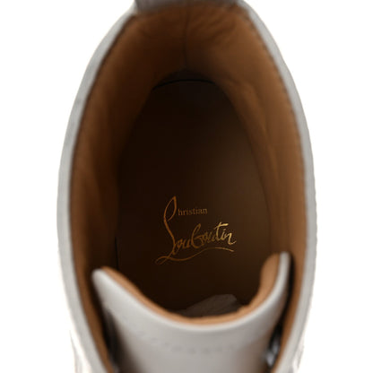 Christian Louboutin Calfskin Men's Louis Flat Sneakers 39 White