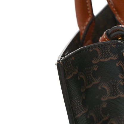 Small Calfskin Canvas Handbag
