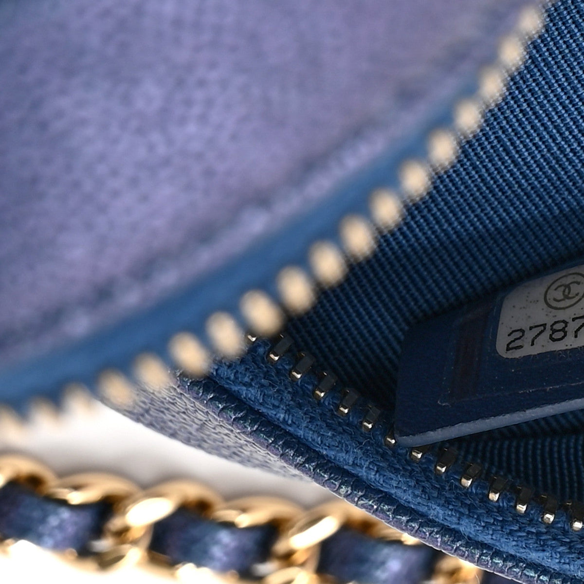 Quilted Caviar Clutch Bag