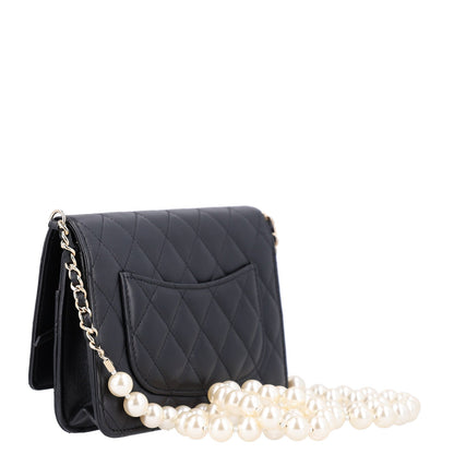 Quilted Lambskin Wallet Bag