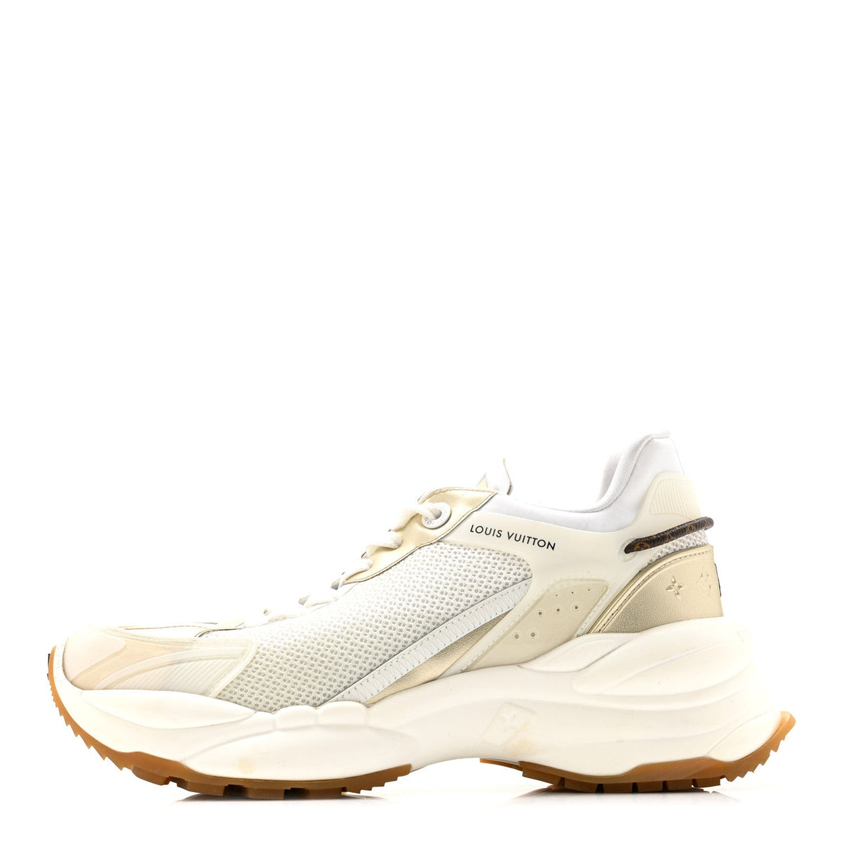 Monogram Calfskin Run Sneakers White