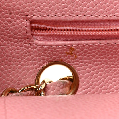 Medium Quilted Caviar Flap Shoulder Bag