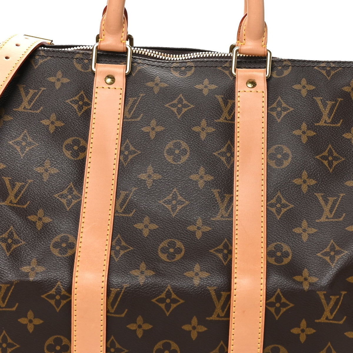 Louis Vuitton Monogram Keepall Bandouliere 45 Brown