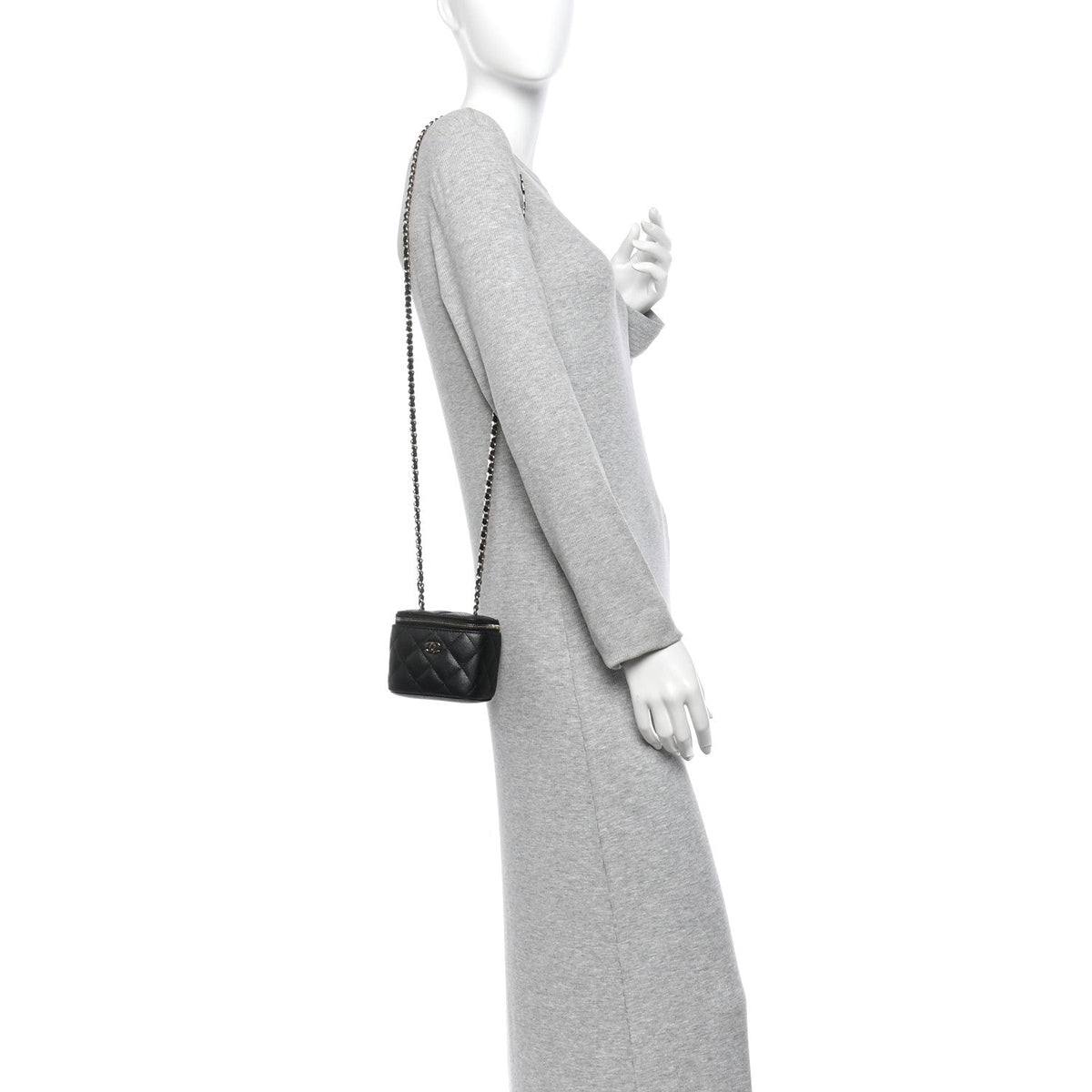 Mini Quilted Caviar Handbag