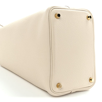 Taurillon Clemence Picotin Lock 18 Pm Cr Handbag