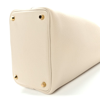 Taurillon Clemence Picotin Lock 18 Pm Cr Handbag