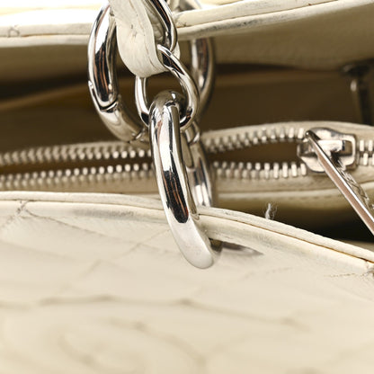 Quilted Caviar Tote Bag