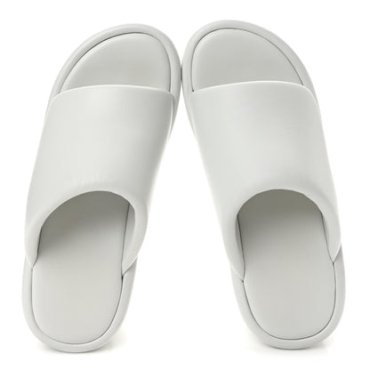 Balenciaga Smooth Nappa Women's Rise Wedge Sandals 37 White Black