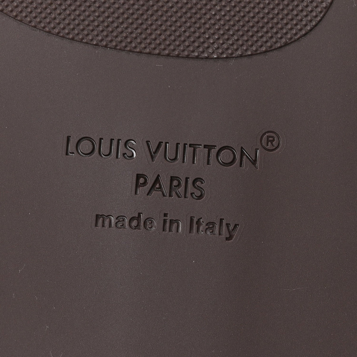 Louis Vuitton Supple Calfskin Men's LV Sunset Thong Sandals 8 Marron