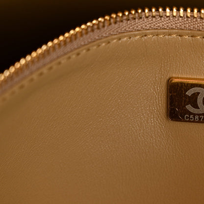 Maxi Calfskin Suede Flap Shoulder Bag
