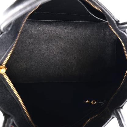 Quilted Caviar Tote Bag