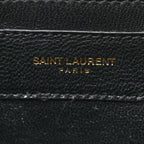 Saint Laurent Suede Le Monogramme Satchel Black