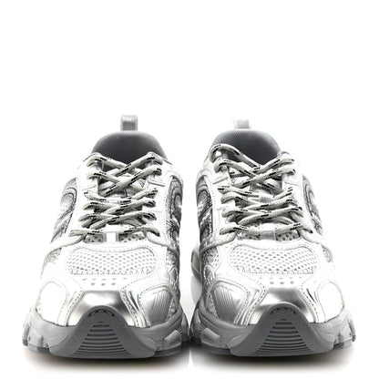 Christian Dior Technical Mesh Women's Dior Chrono Sneakers 38 Silver