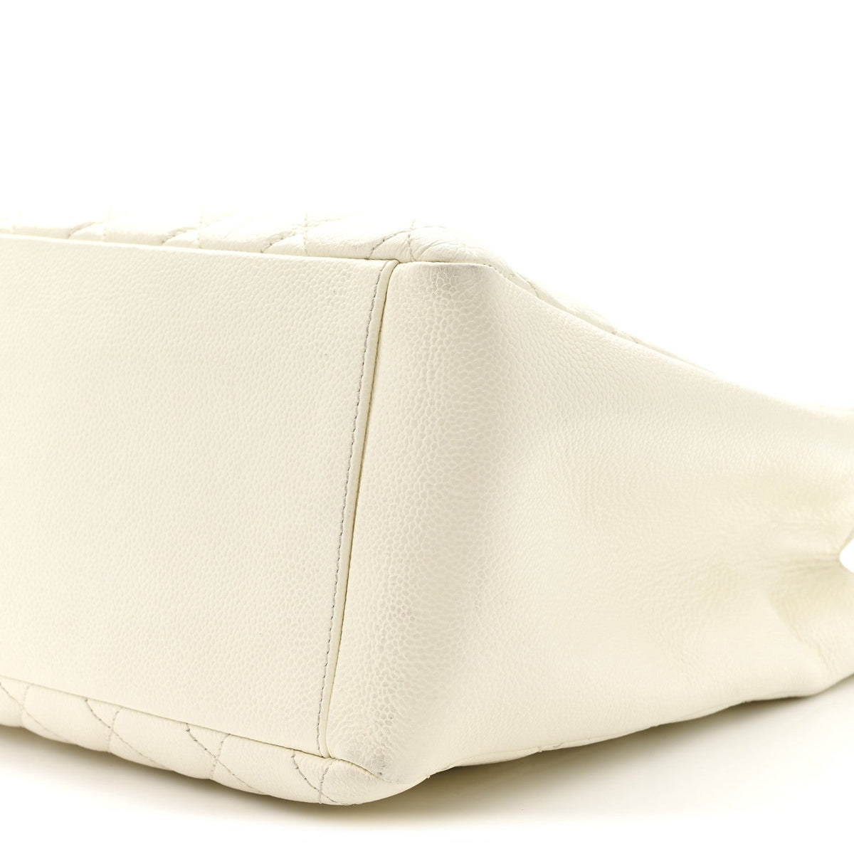Quilted Caviar Tote Bag