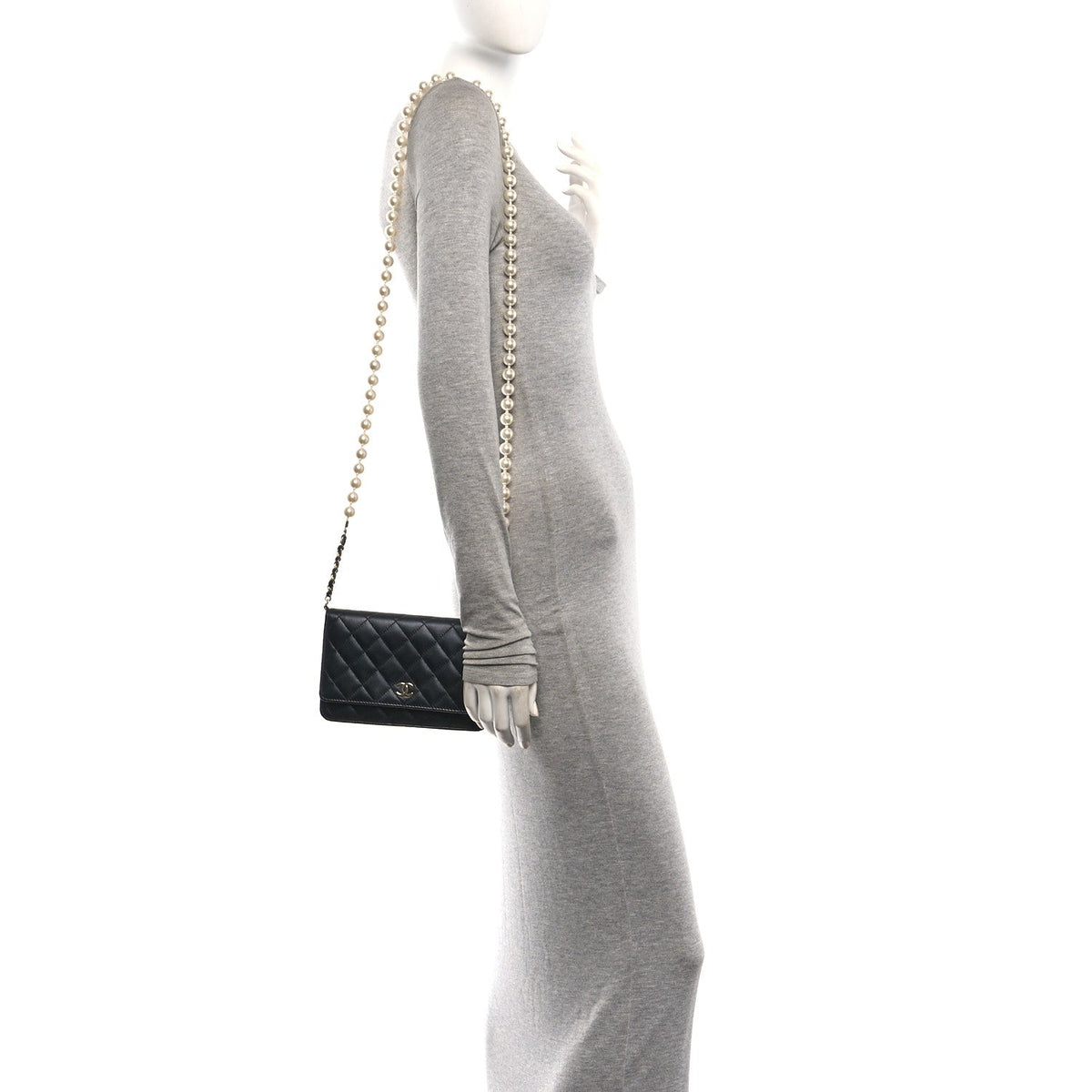 Quilted Lambskin Wallet Bag